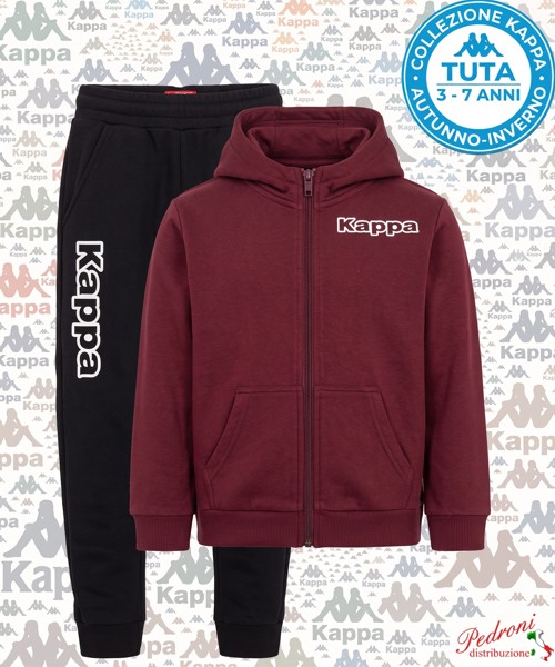 *KAPPA* TUTA BAMBINO Felpata 053K 3/7 Anni...
