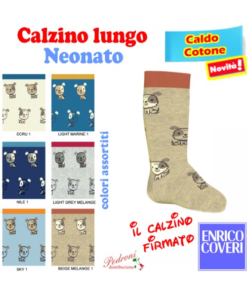 COVERI Calzino Lungo NEONATO CALDO COTONE...