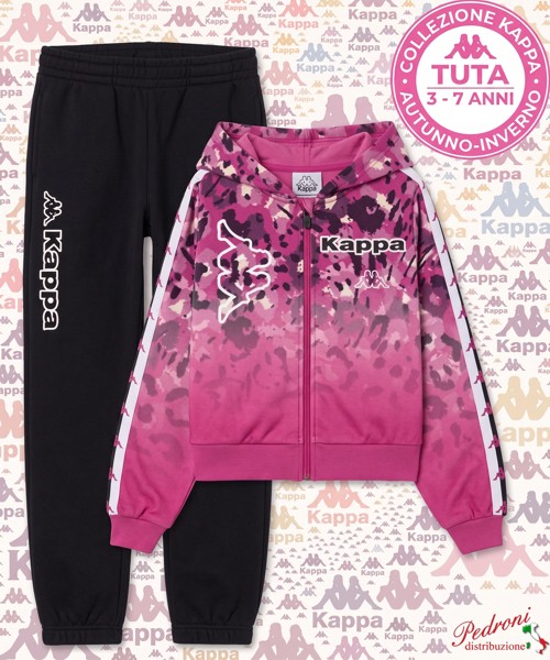 *KAPPA* COMPLETO TUTA BAMBINA Felpata 026K 3/7...