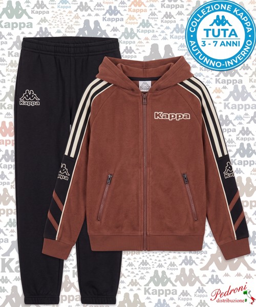 *KAPPA* TUTA BAMBINO Felpata 021K 3/7 Anni...