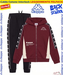 *BACK TO SCHOOL* KAPPA TUTA BAMBINO art.015K 3/7 Anni MELOGRANO