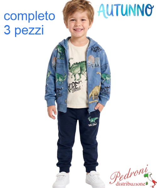 *AUTUNNO* Tuta bambino NEW YORK GM1251 AVIO/blu...