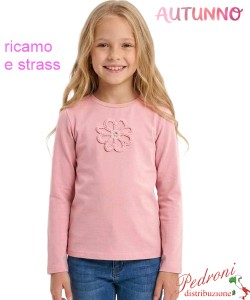 *AUTUNNO*Maglia ragazza GLASS BF1038 PINK 9/14 anni