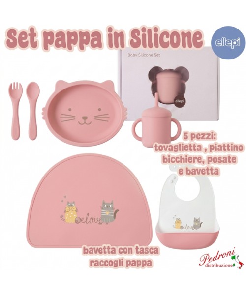 SVEZZAMENTO*ELLEPI SET PAPPA da 5 pezzi CR1034...