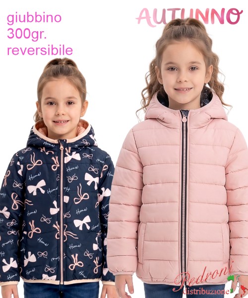 *AUTUNNO*Giubbino bambina CHIC AF2855 PINK 4/14...
