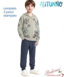 *AUTUNNO* Tuta bambino NEW YORK GM1370 MUSCHIO/blu 3/8 anni