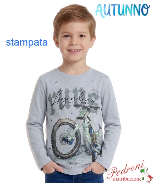 *AUTUNNO*Maglia bambino MR JEK DS8457 SKY 4/12...