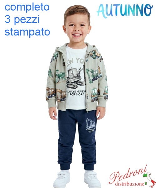 *AUTUNNO* Tuta bambino NEW YORK GM1368...