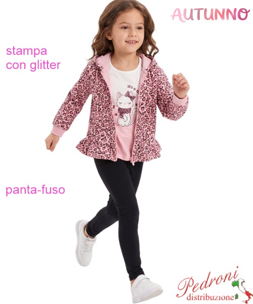 *AUTUNNO*Tuta bambina HOPR STAR GF2349...