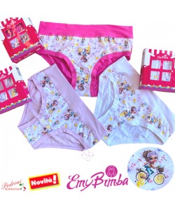 EMY Slip bambina COTONE art.B3016 TAGLIE A SCELTA