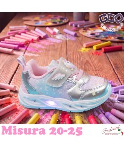 *NOVITA'* SCARPA bambina GD6545 Misura 20/25 Argento