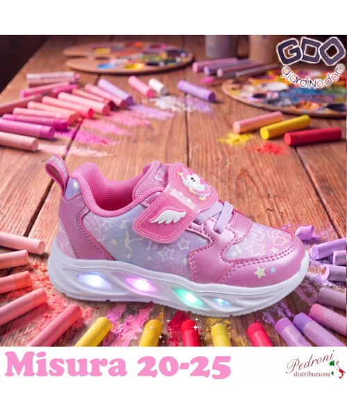 *NOVITA'* SCARPA bambina GD6545 Misura 20/25 Rosa