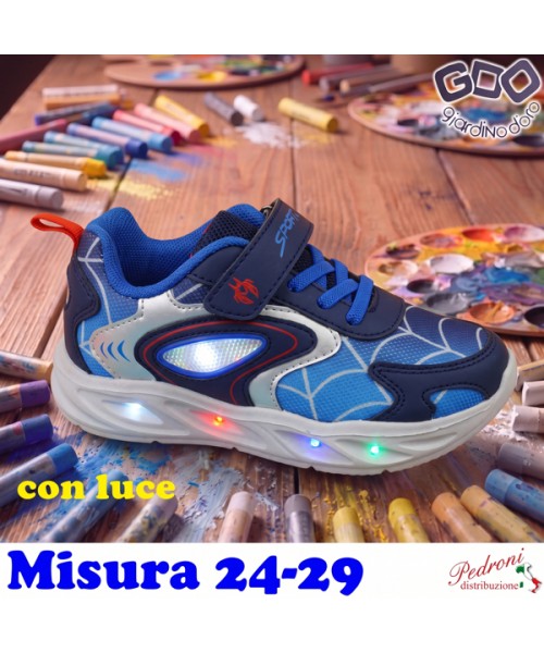 *NOVITA'* SCARPA bambino GD6533 Misura 24/29 Blu