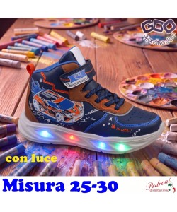 *NOVITA'* SCARPA bambino GD6517 Misura 25/30 Blu/Marrone