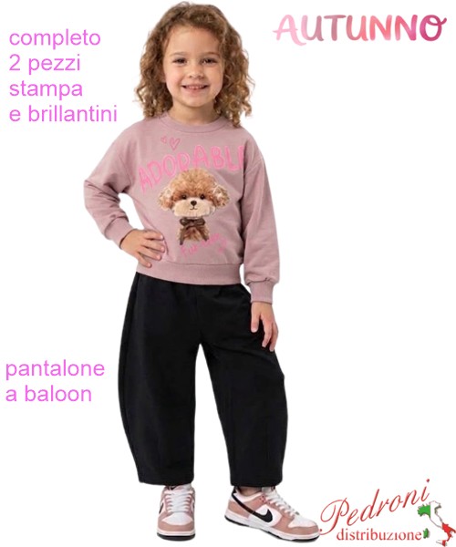 *AUTUNNO*Completo bambina LOLLITOP BE740...