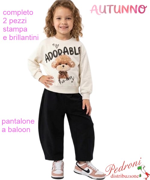 *AUTUNNO*Completo bambina LOLLITOP BE740...