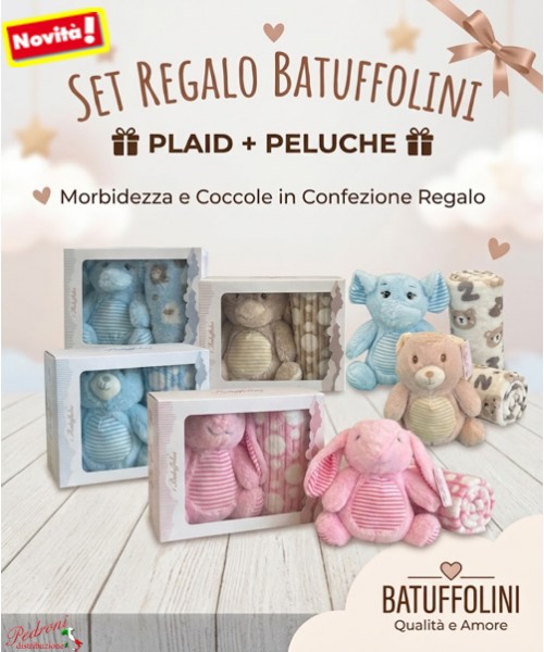 *SET REGALO* BATUFFOLINI Copertina + Peluche...