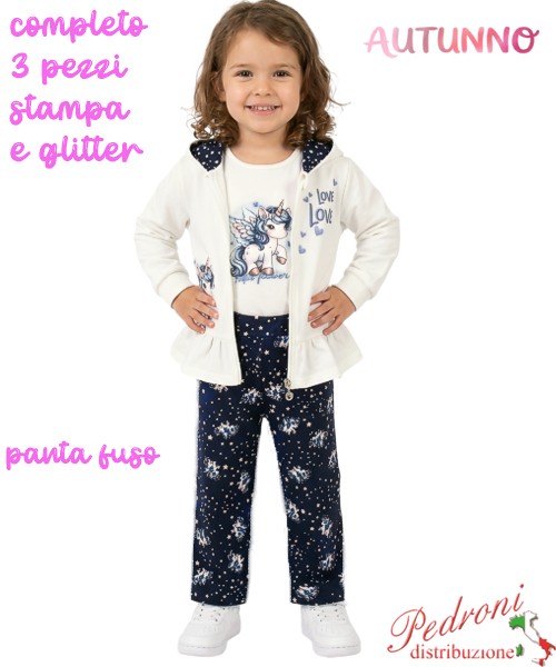 *AUTUNNO*Tuta neonata HOPE STAR BK1093...