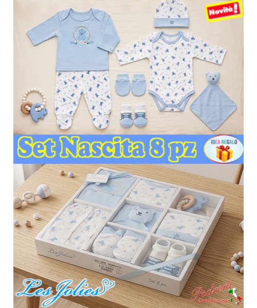 * LES JOLIES * SET NASCITA composto da 8 pezzi...