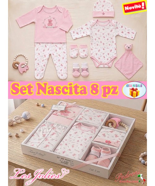 * LES JOLIES * SET NASCITA composto da 8 pezzi...