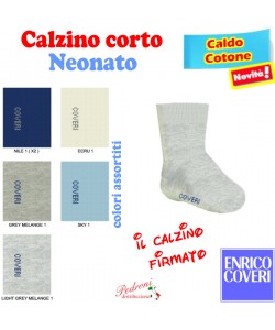COVERI Calzino corto NEONATO CALDO COTONE GONGOLO1 Tg.14/24