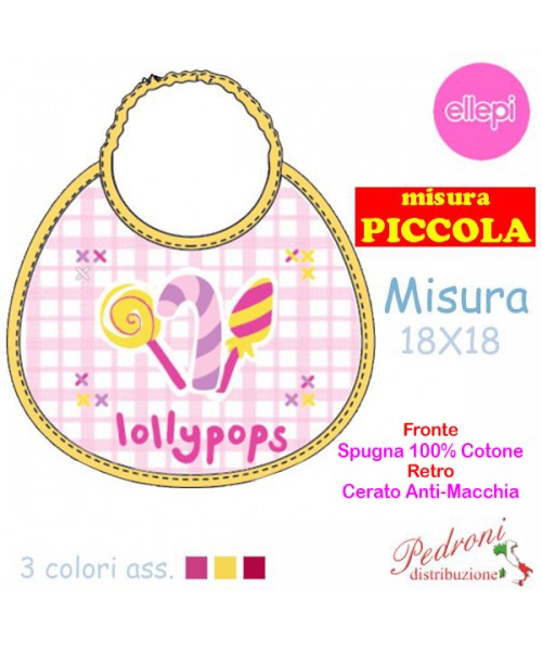 ELLEPI Bavaglia Spugna RETRO CERATO AD9560 cm.18X18 PICCOLA