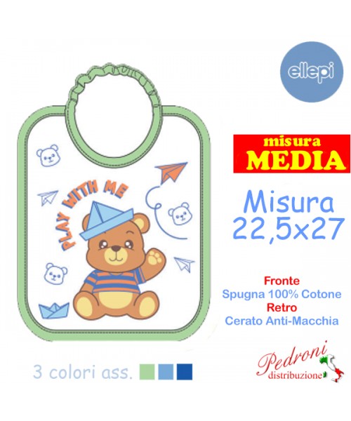 ELLEPI Bavaglia Spugna RETRO CERATO AD9569...
