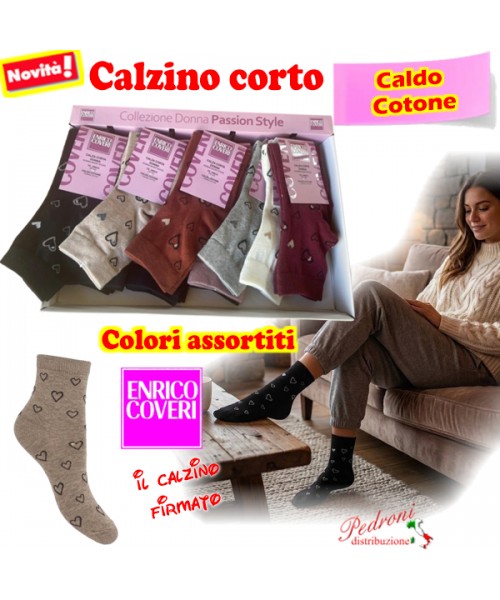 COVERI Calza CORTA ragazza CALDO COTONE...