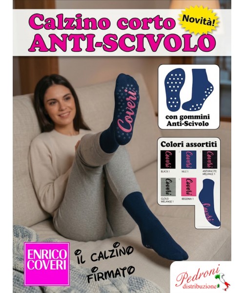 *ANTISCIVOLO COVERI* Calza CORTA ragazza...