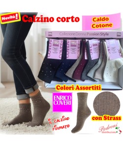 COVERI Calza CORTA ragazza CALDO COTONE RAYA-2 Tg.35/41