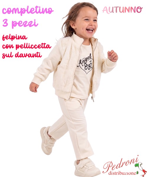 *AUTUNNO*Completo neonata SWEET R646 LATTE...