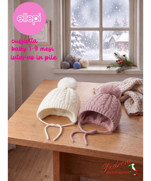 ELLEPI Cuffia BABY PARAORECCHIE 1/9 Mesi BH7994...