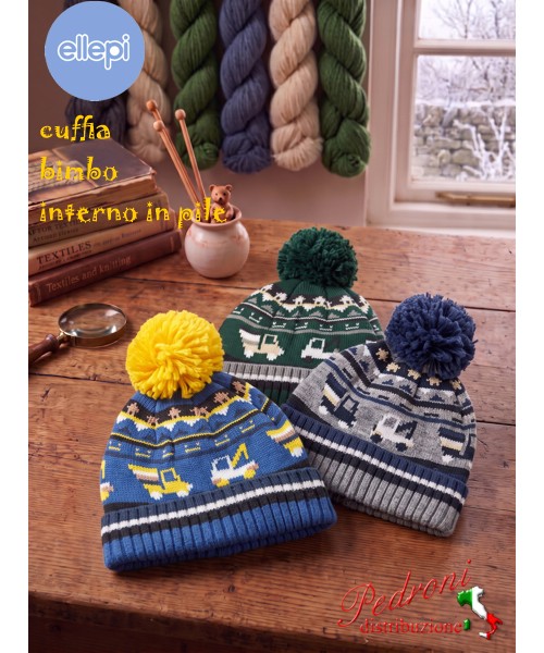 * ELLEPI * Cuffia bambino BH7944 in 3 Colori...