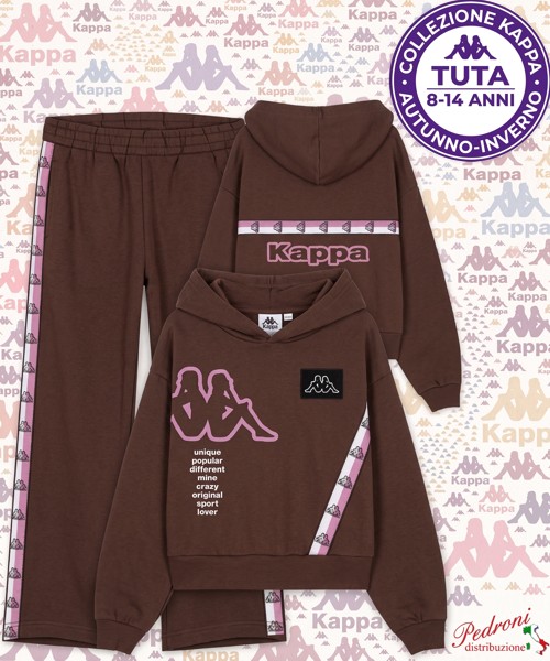 *KAPPA* COMPLETO TUTA RAGAZZA Felpata 022T 8/14...