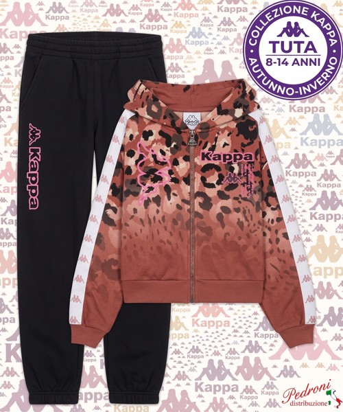 *KAPPA* COMPLETO TUTA RAGAZZA Felpata 026T 8/14...