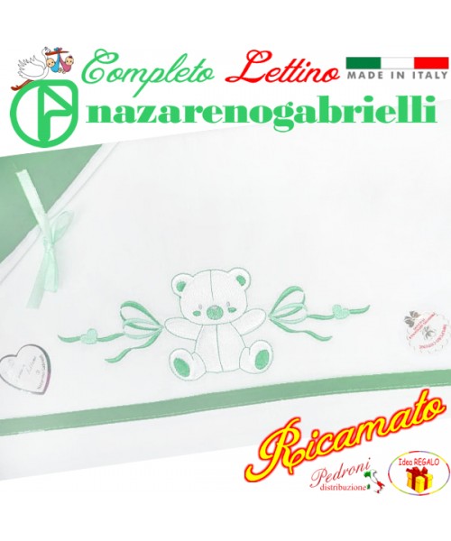 NAZARENO Completo LETTINO ricamato NG 101.31...