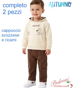 Tuta bambino B+B RM5853 SKY/blu 1/5 anni