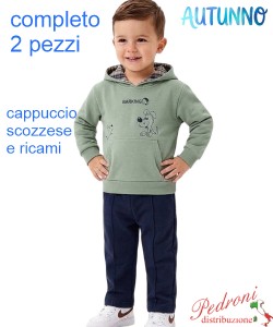 Tuta bambino B+B RM5853 MUSCHIO/blu 1/5 anni