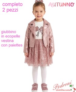 Completo bambina PINK AL668 CLIVIA 3/8 anni