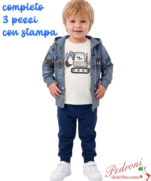 Tuta neonato MG KIDS FM1445 AVIATORE/blu 12/36...