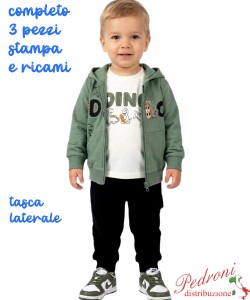 Tuta neonato SWEET H641 MUSCHIO/nero 12/36 mesi