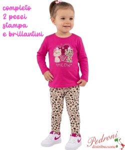 Completo neonata CHIC AF2563 FUCSIA 12/36 mesi
