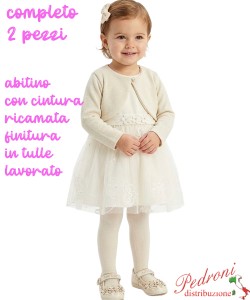 Completo neonata PINK AL698 PANNA 12/36 mesi