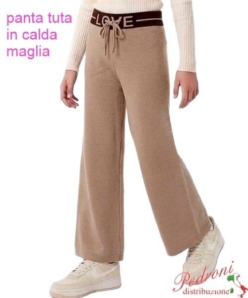 Panta-Tuta bambina GIRL QC26183 BEIGE 4/14 anni