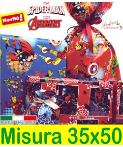 *NOVITA'* BUSTA per CONFEZIONI REGALO Art.MARVEL Cm.35X50