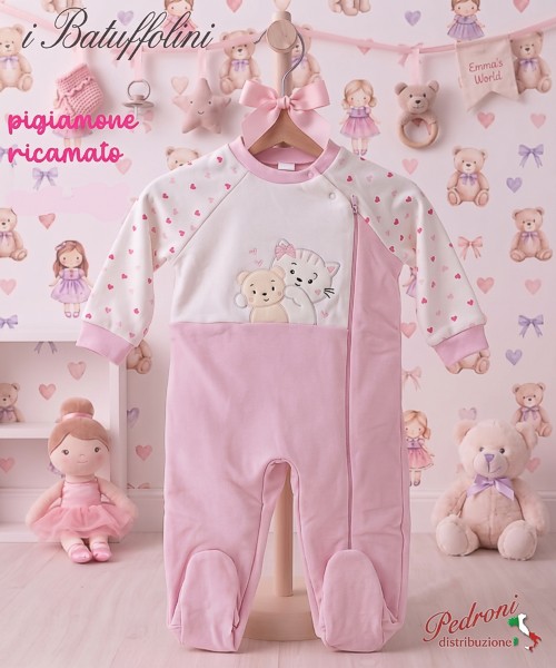 MISS BELLINA PIGIAMONE neonata " FELPATO "...