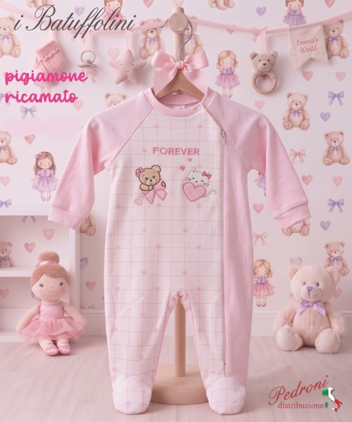 MISS BELLINA PIGIAMONE neonata " FELPATO "...