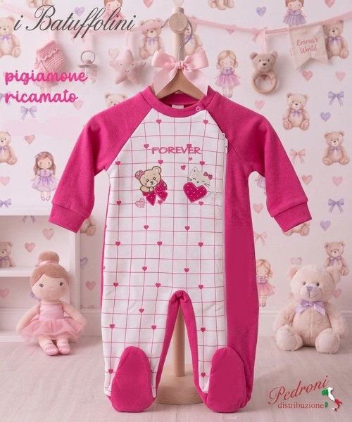 MISS BELLINA PIGIAMONE neonata " FELPATO "...