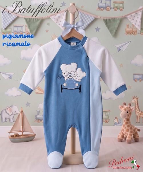 ALTA LINEA PIGIAMONE neonato " FELPATO "...