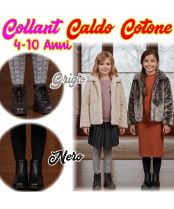 Collant BAMBINA CALDO COTONE 6696 4/10 Anni in 2 colori